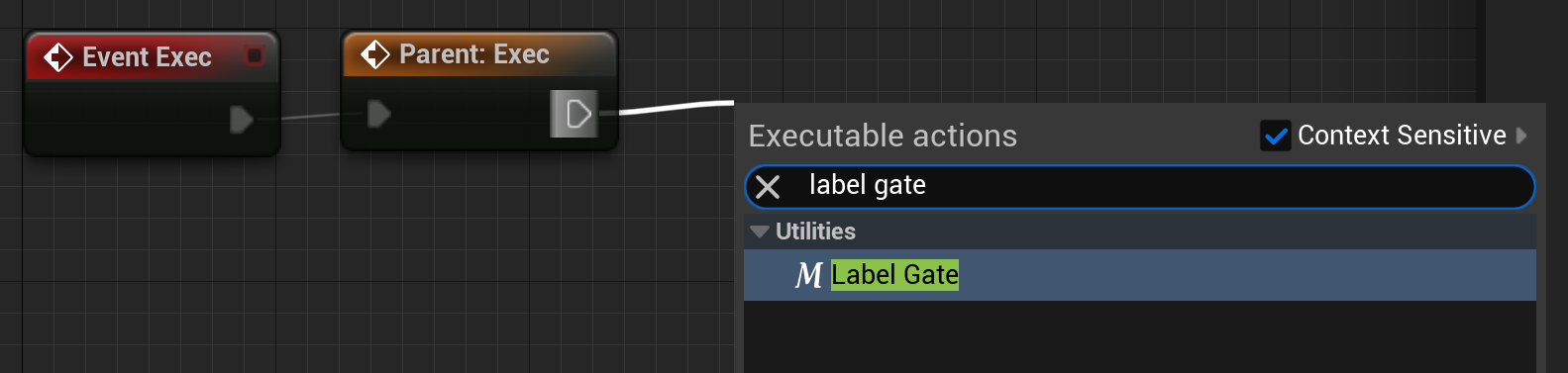 Create Label Gate